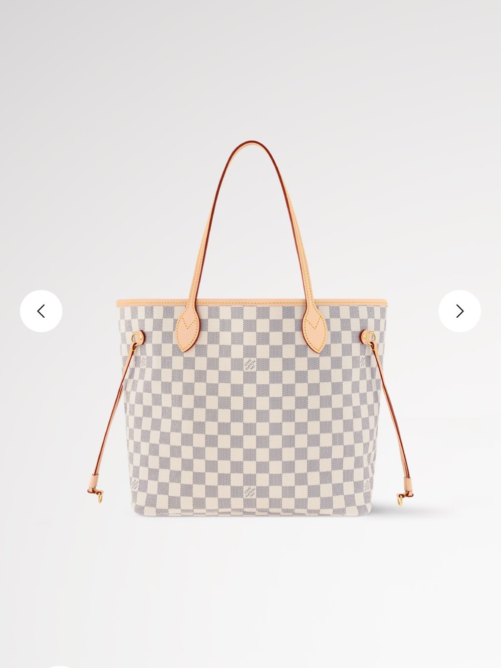 Authentic Louis Vuitton Neverfull mm Rose Ballerine
